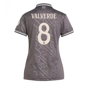 Real Madrid Federico Valverde #8 Dámské Alternativní Dres 2024-25 Krátký Rukáv